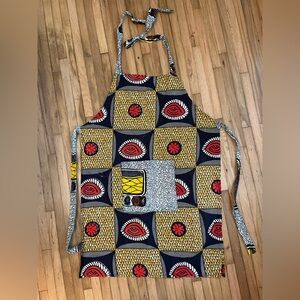 Dutch Wax Print African Fabric Apron